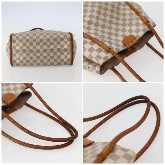 LOUIS VUITTON Damier Azur Propriano Tote Bag N44027 LV Auth 144070 - Picture 15 of 16